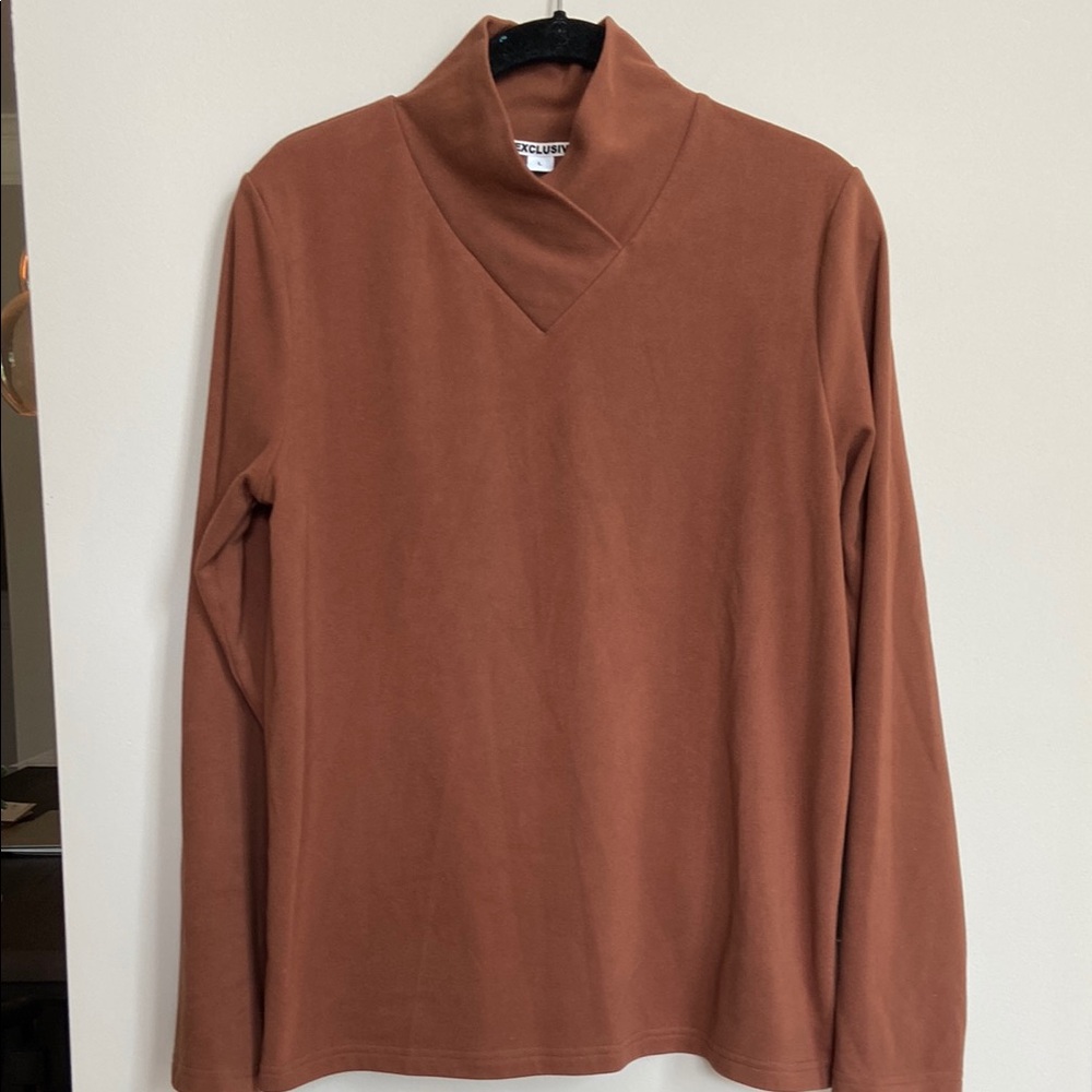 Calvin Klein Brown Turtleneck Sweater